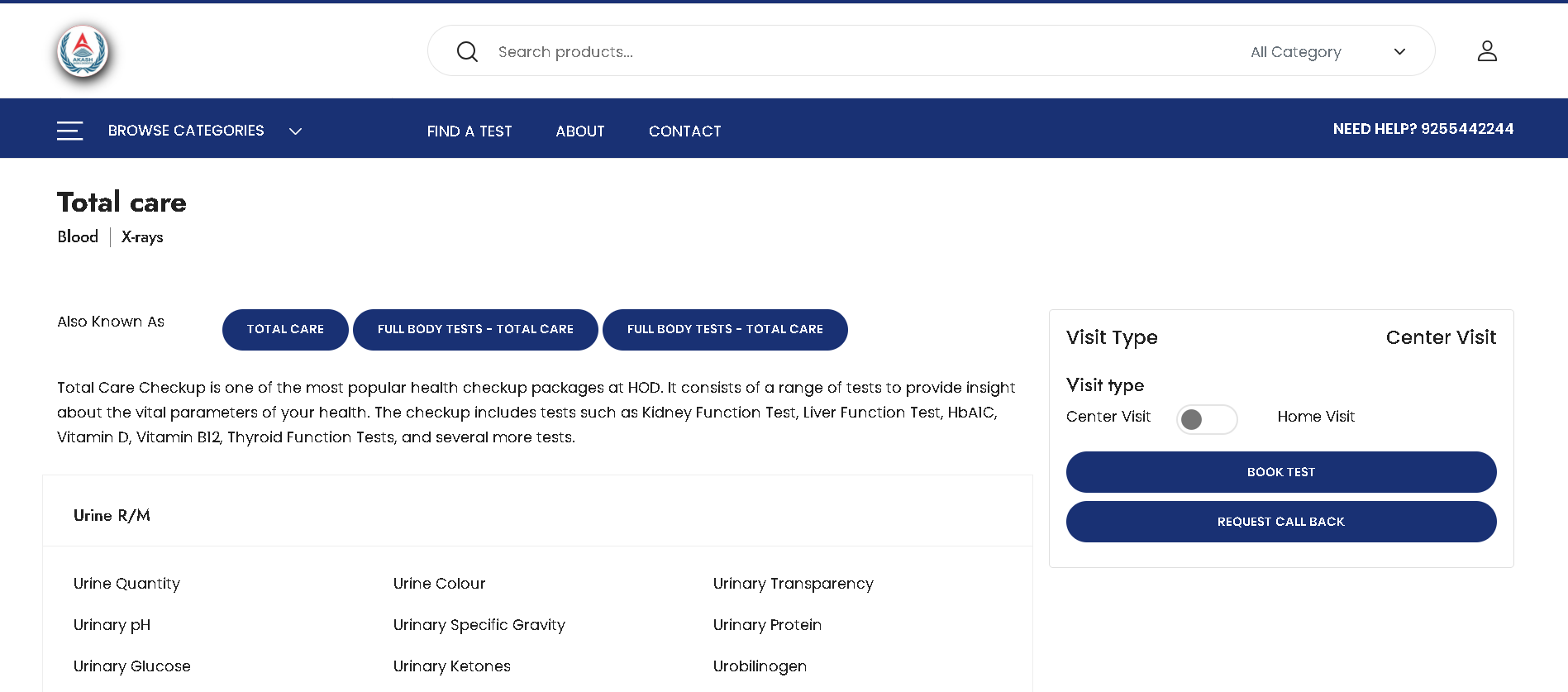 Booking Page